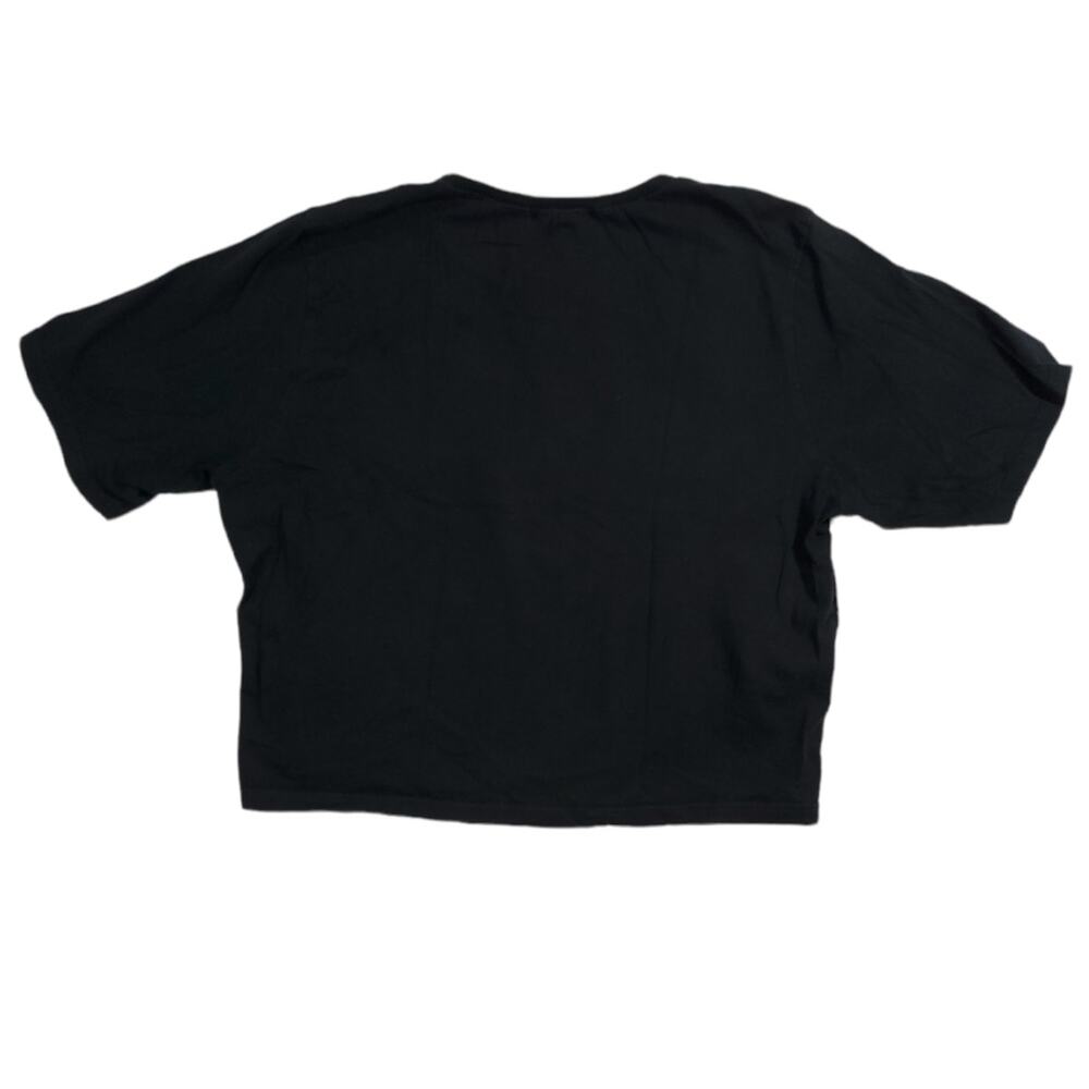 Forever 21 | Embroidered Black Crop Top | Size Medium - Picture 5 of 5